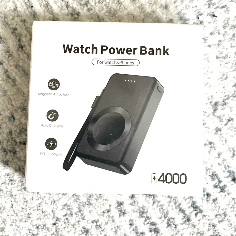 Watch / Phone Pink Power Bank Charger